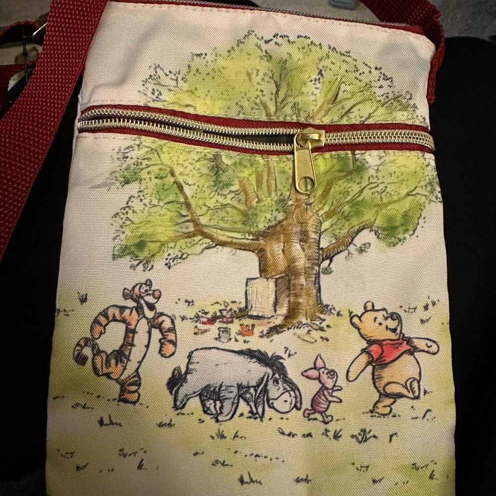 Loungefly Red and Green Crossbody Bag